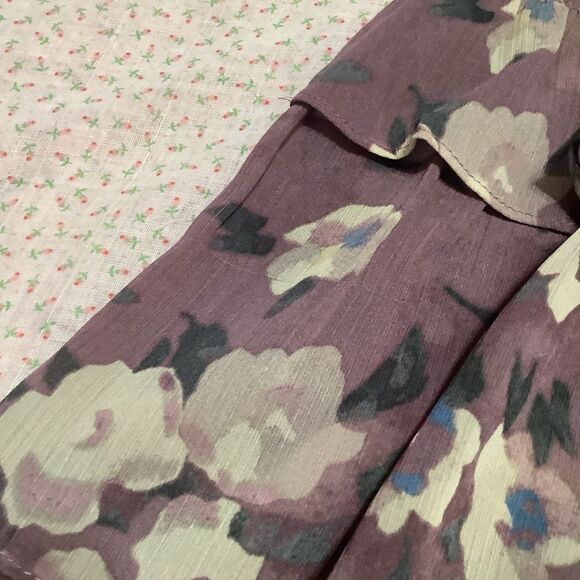 Purple Dark Feminine Romantic Whimsigoth Fairy Grunge Tiered Ruffle Mini Skirt 4 - Picture 13 of 15